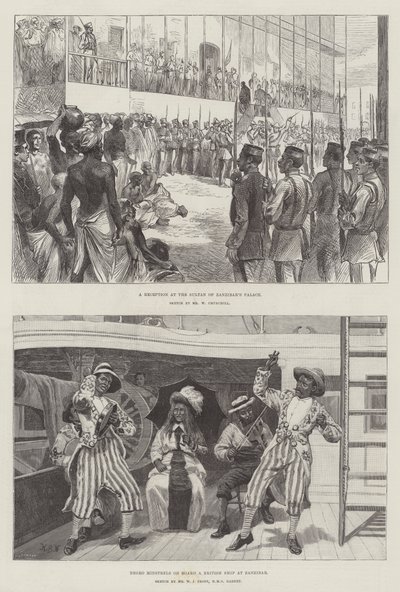 Esboços de Zanzibar de William Barnes Wollen