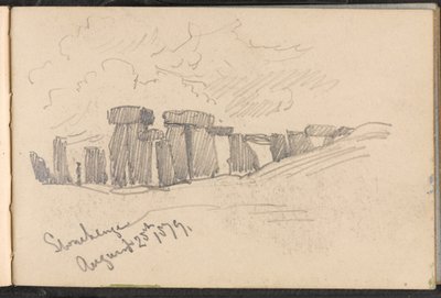 Stonehenge, 25 de agosto de 1879 de William Barnes Wollen
