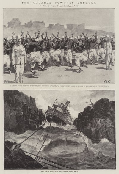 O avanço em direção a Dongola de William Barnes Wollen
