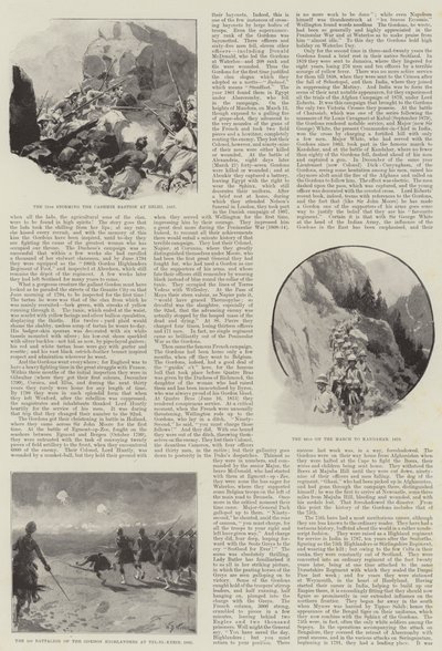 Os Highlanders de Gordon e suas ações duras do passado de William Barnes Wollen