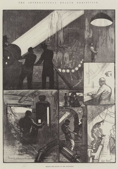 A exposição internacional da saúde, atrás das cenas nas fontes de William Bazett Murray