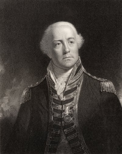 James Gambier, gravado por W. Holl, da &39;National Portrait Gallery, volume V&39;, publicado c.1835 de William Beechey