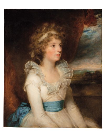 Retrato de Elizabeth Keene (m. 1845) (óleo sobre tela) de William Beechey