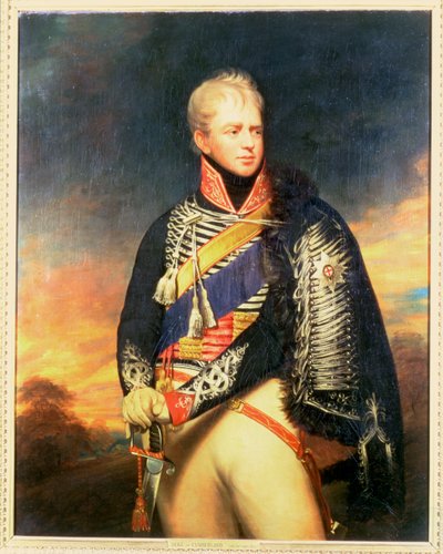 Retrato de Ernest, duque de Cumberland e rei de Hanover (1771-1851) (óleo sobre tela) de William Beechey