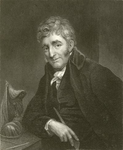 Retrato de nollekens de William Beechey