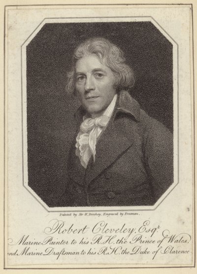 Retrato de Robert Cleveley de William Beechey