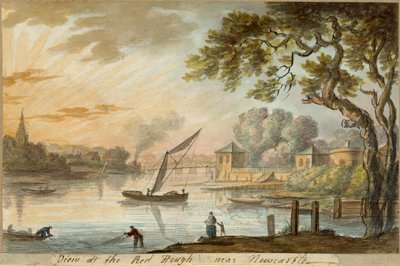 Vista do Red Heugh perto de Newcastle de William Beilby