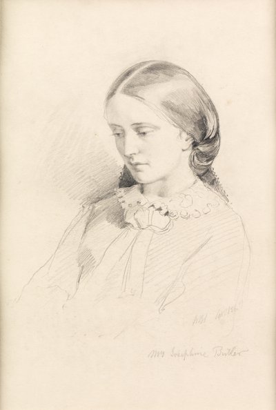 Josephine Butler, início da campanha feminista, 1856 de William Bell Scott