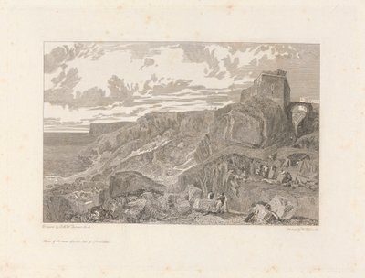 Castelo de Arco e Flecha, Ilha de Portland de William Bernard Cooke