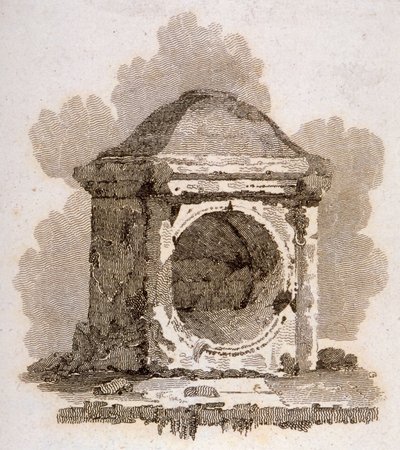The London Stone, Cannon Street, City of London, 1806 de William Bernard Cooke