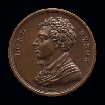 Lord Byron, 1788-1824, Poeta [obverso], 1824. de William Binfield