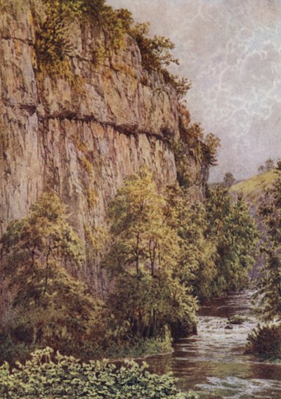 Chee Tor, Chee Dale, perto de Buxton de William Biscombe Gardner