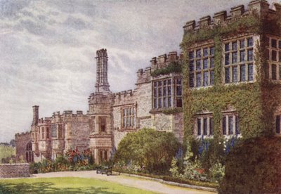 The South Side of Haddon Hall (cor litho) de William Biscombe Gardner
