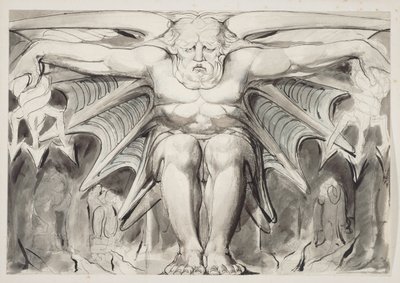 Uma divindade destruidora de William Blake