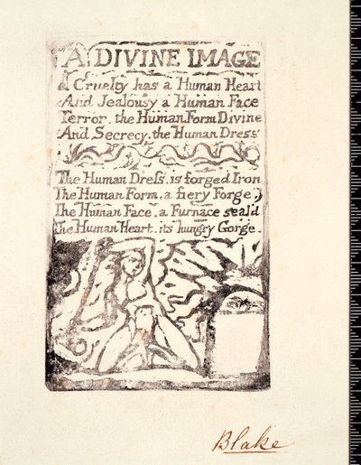 Uma imagem divina (gravura) de William Blake