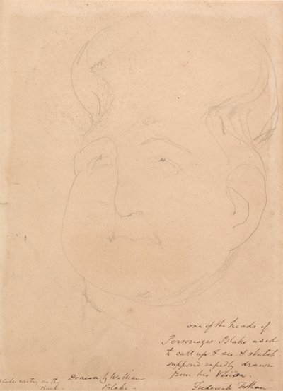 Uma Cabeça Visionária de William Blake