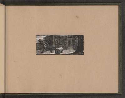 "Uma pedra rolante está sempre sem musgo", 1821. de William Blake