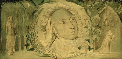 Alexander Pope, c.1800-03 (têmpera sobre tela) de William Blake