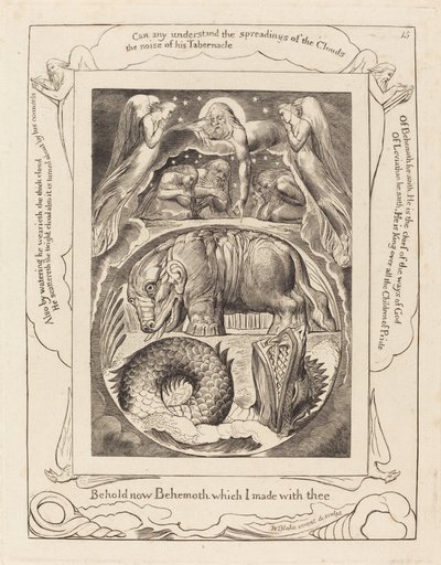 Behemoth e Leviatã de William Blake