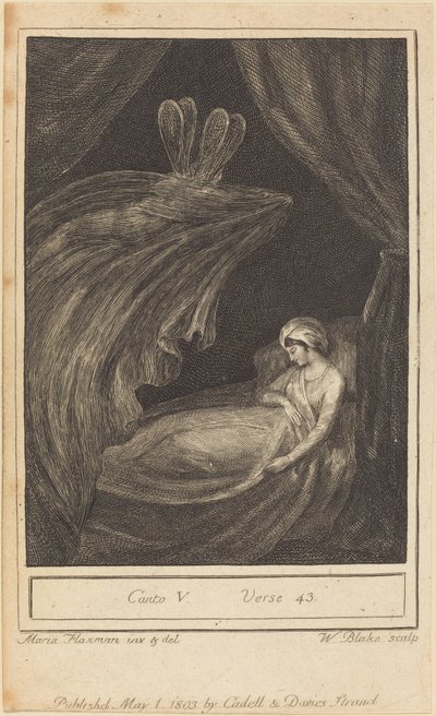 Canto V, Verso 43, 1803. de William Blake