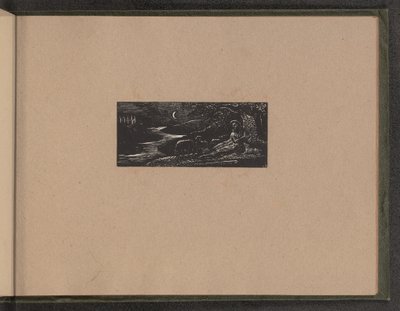 Colinet descansando à noite de William Blake