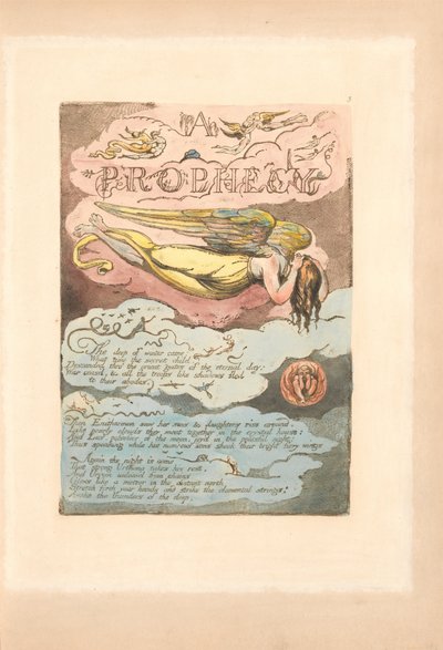Europa. Uma Profecia, Placa 5, A - Profecia - Chegou o inverno. . . . (Bentley 6) de William Blake