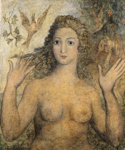 Eva a dar nomes aos pássaros de William Blake