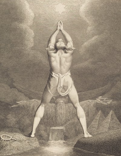 Fertilização do Egipto, 1791. de William Blake