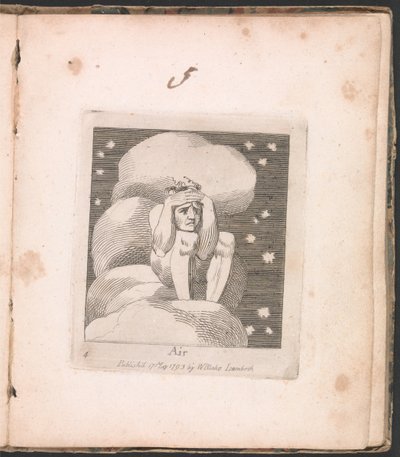 Para crianças. Os portões do paraíso, ilustração 6, ar de William Blake