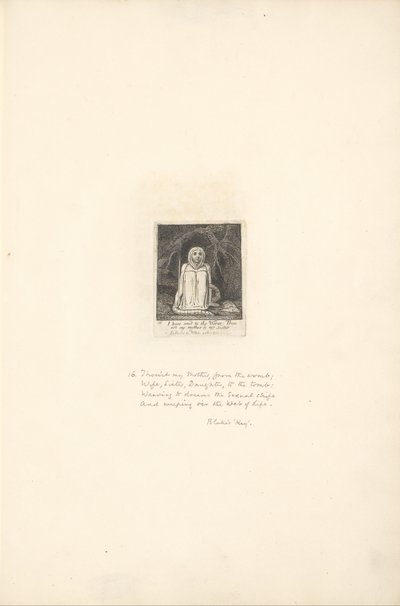 Para os sexos - Os portões do paraíso, ilustração 18, eu disse ao verme. . . . de William Blake
