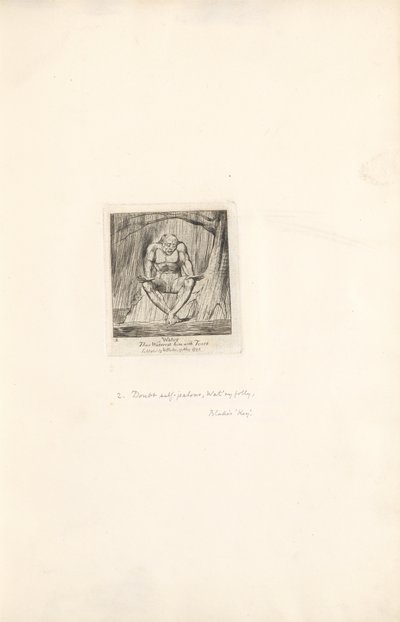 Para os sexos - Os portões do paraíso, ilustração 4, água de William Blake