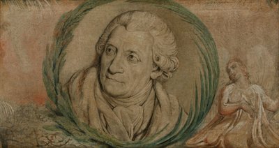 Friedrich Gottlieb Klopstock (têmpera sobre tela) de William Blake