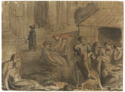 Grande Praga de Londres, c. 1779 de William Blake