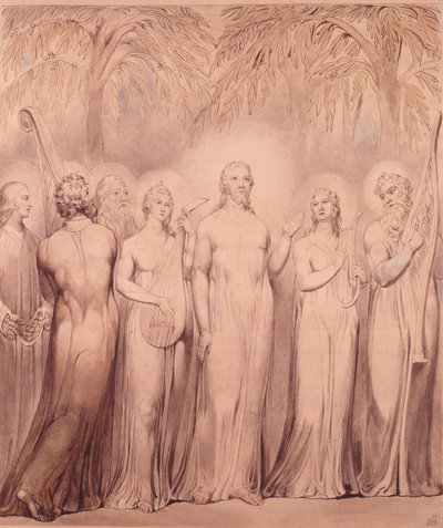 Hino de Cristo e os apóstolos de William Blake