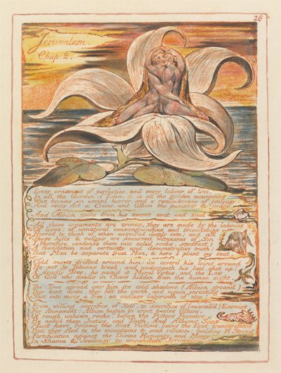 Jerusalém, ilustração 28, Jerusalém, cap. 2 .... de William Blake