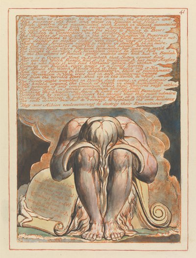 Jerusalém, Placa 41, Bath que é Legiões .... de William Blake