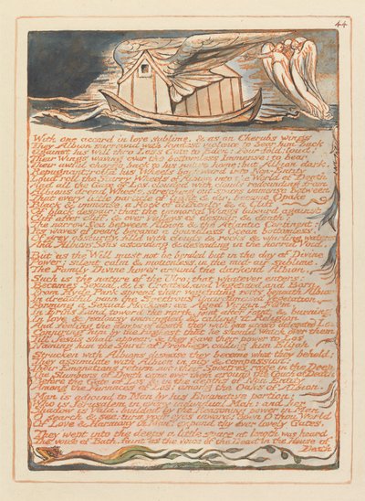 Jerusalém, ilustração 44, De comum acordo .... de William Blake