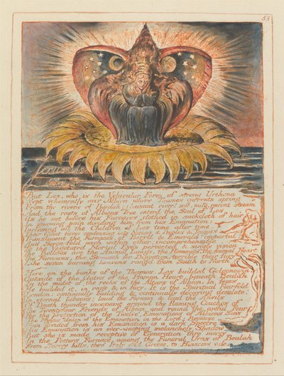Jerusalém, ilustração 53, Jerusalém, cap. 3 de William Blake