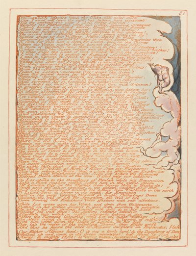 Jerusalém, ilustração 83, A corrupção aparece em teus membros .... de William Blake