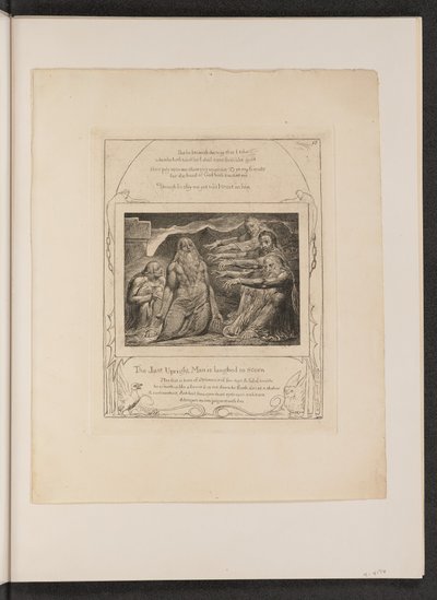 Jó repreendido por seus amigos de William Blake