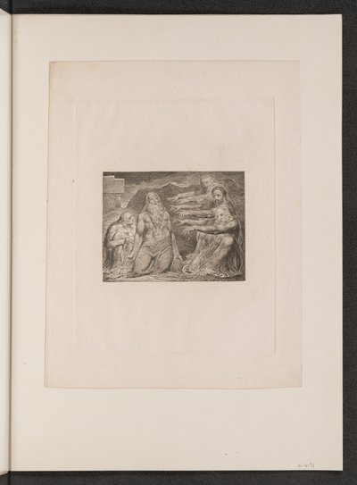 Jó repreendido por seus amigos de William Blake
