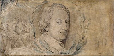John Dryden, c.1800 (têmpera sobre tela) de William Blake