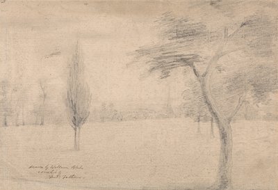 Paisagem com Spire de William Blake