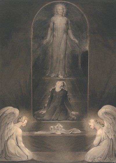 Mary Magdalen no Sepulcro de William Blake