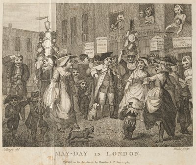 Dia de maio em Londres, 1784. de William Blake