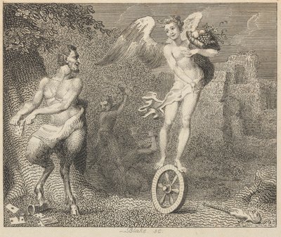 Pan e Fourtune de William Blake