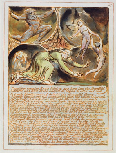 &39;Repelindo Enion chorão ...&39; placa 87 de &39;Jerusalém&39; de William Blake