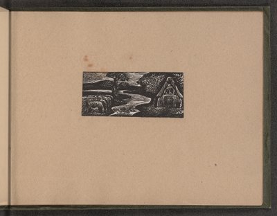 "A inundação prateada de Sabrina", 1821. de William Blake