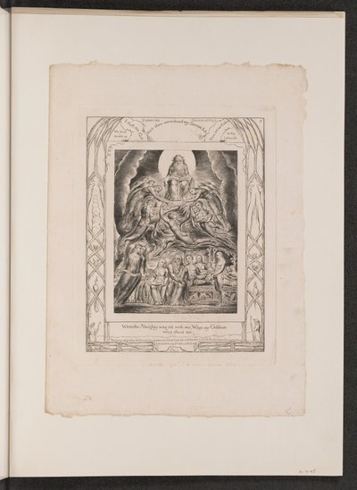 Satanás Diante do Trono de Deus de William Blake