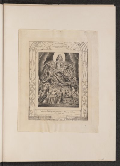 Satanás Diante do Trono de Deus de William Blake